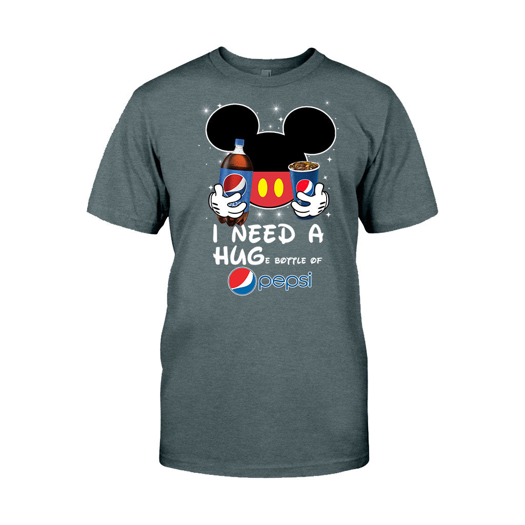 I Need A Hug - Personalized Blue Soft Drink T-shirt and Hoodie