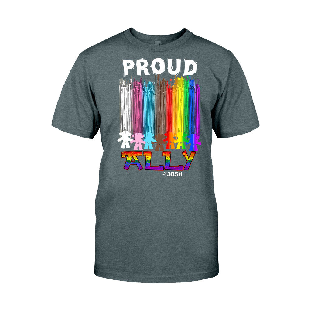 Proud Ally - Personalized LGBT Support T-shirt and Hoodie