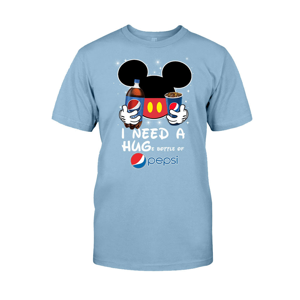 I Need A Hug - Personalized Blue Soft Drink T-shirt and Hoodie