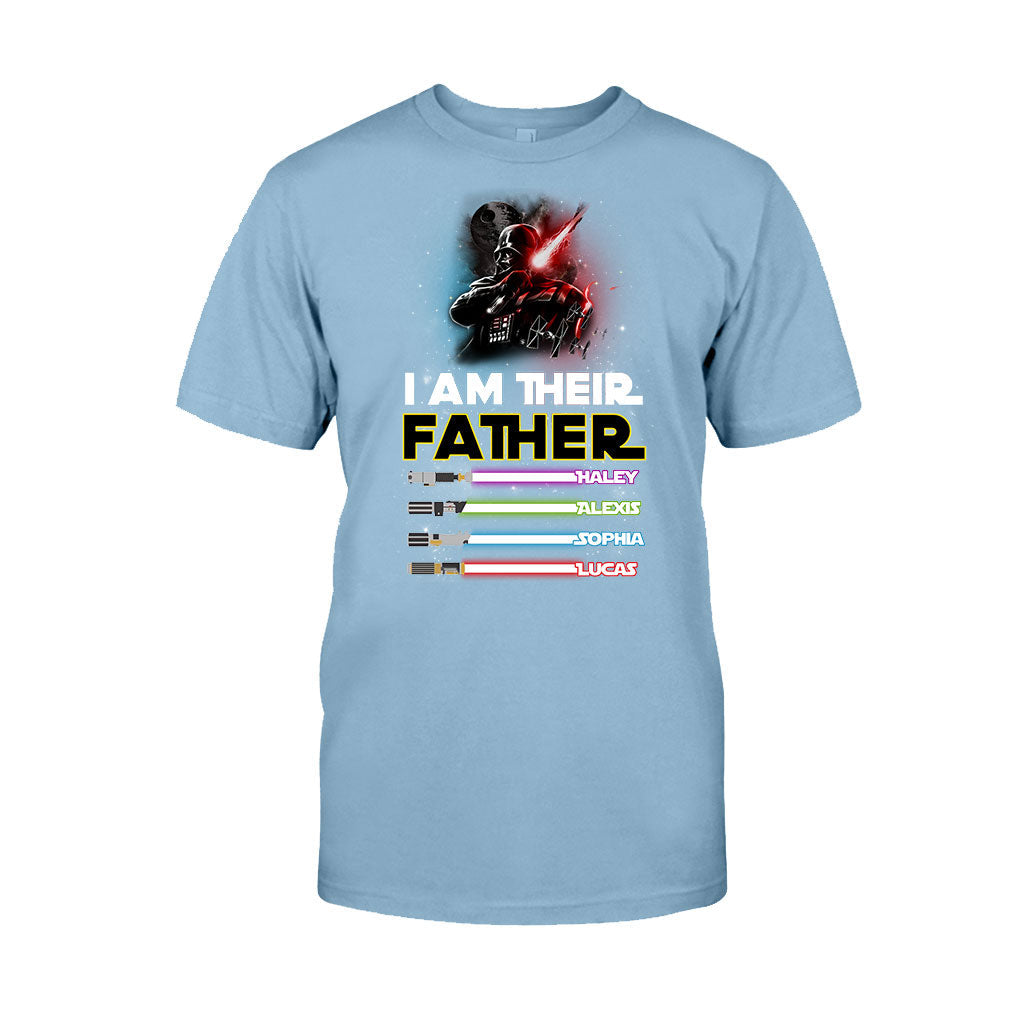 I Am Their Father - Personalized Father's Day The Force T-shirt and Hoodie abtest