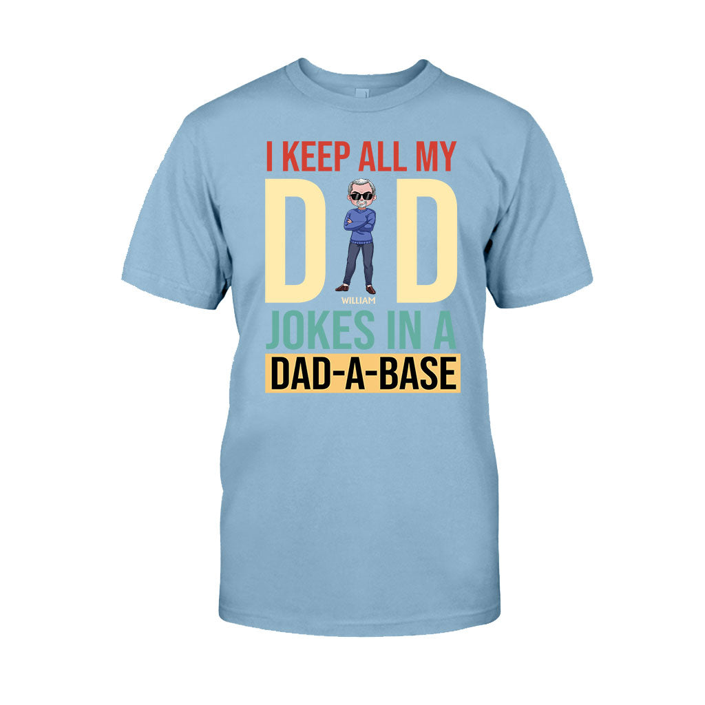 I Keep All My Dad Jokes - Personalized Father's Day T-shirt and Hoodie
