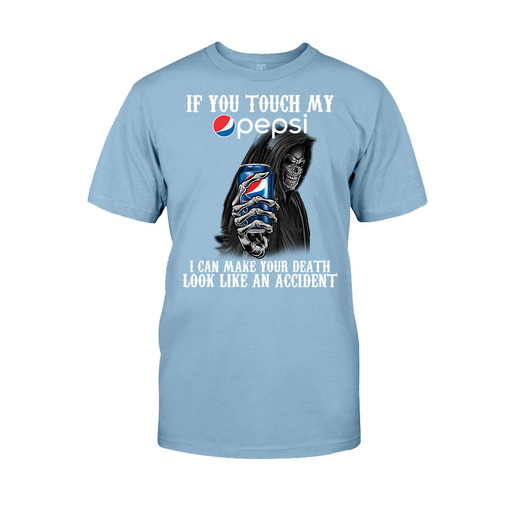 If You Touch My Blue Soft Drink T-shirt and Hoodie