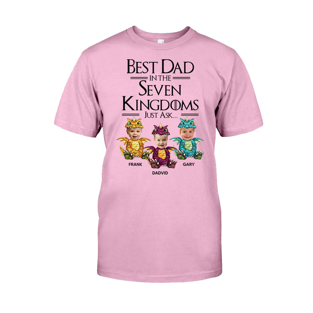 Best Dad In The Seven Kingdoms - Personalized Thrones Game T-shirt and Hoodie