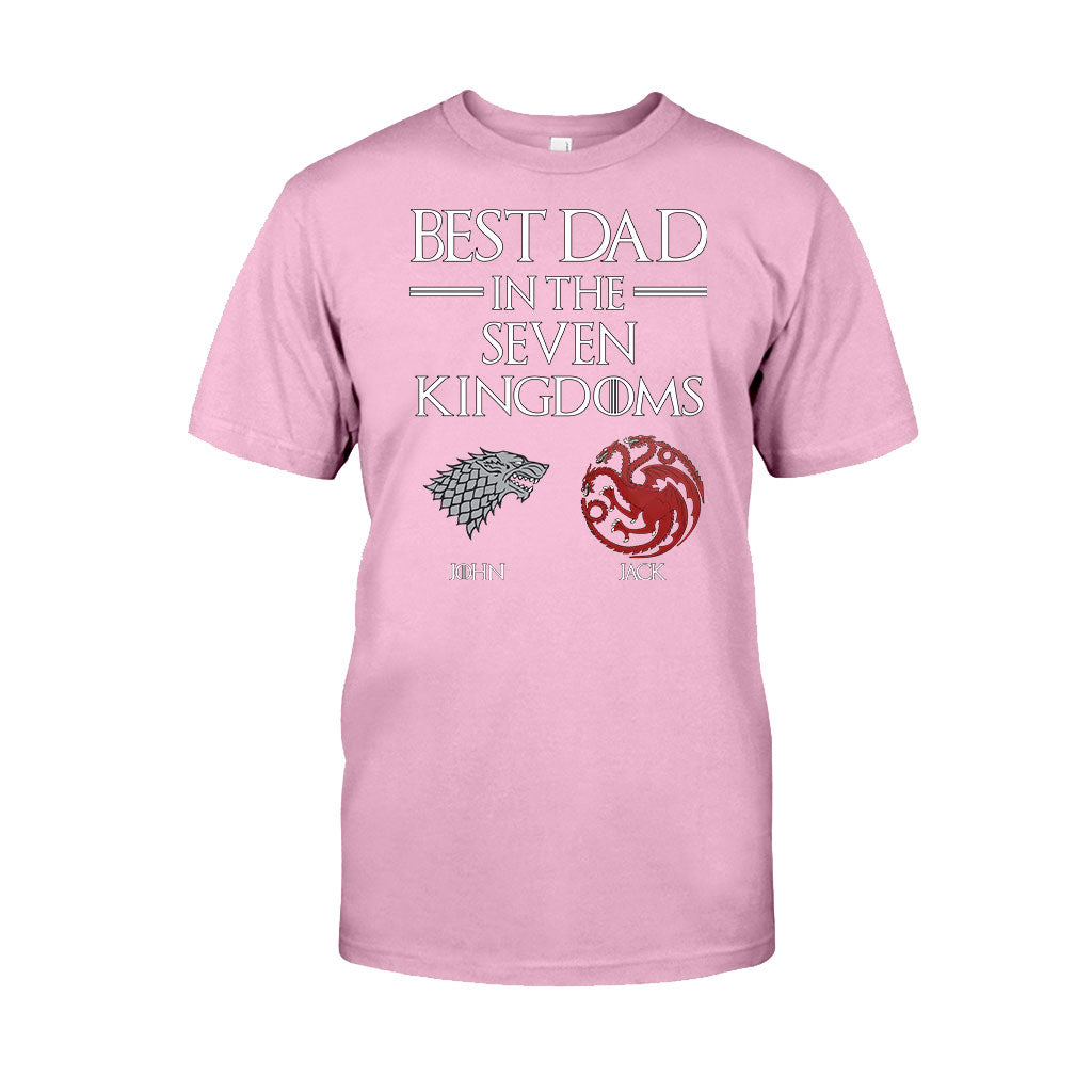 Best Dad In The Seven Kingdoms - Personalized Thrones Game T-shirt and Hoodie