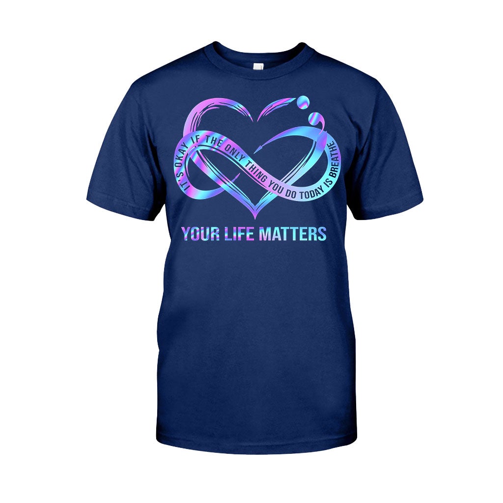 Heart Infinity - Suicide Prevention T-shirt And Hoodie 092021