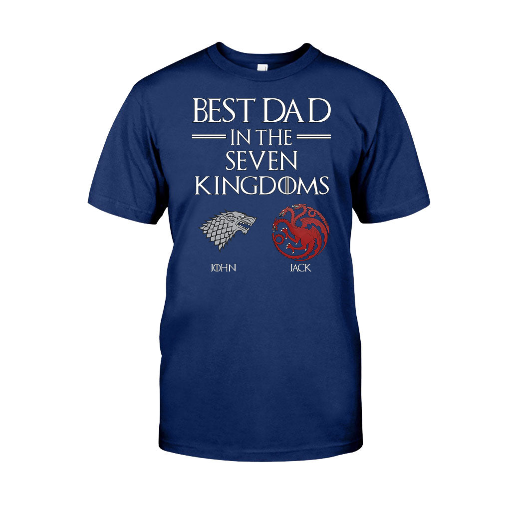 Best Dad In The Seven Kingdoms - Personalized Thrones Game T-shirt and Hoodie