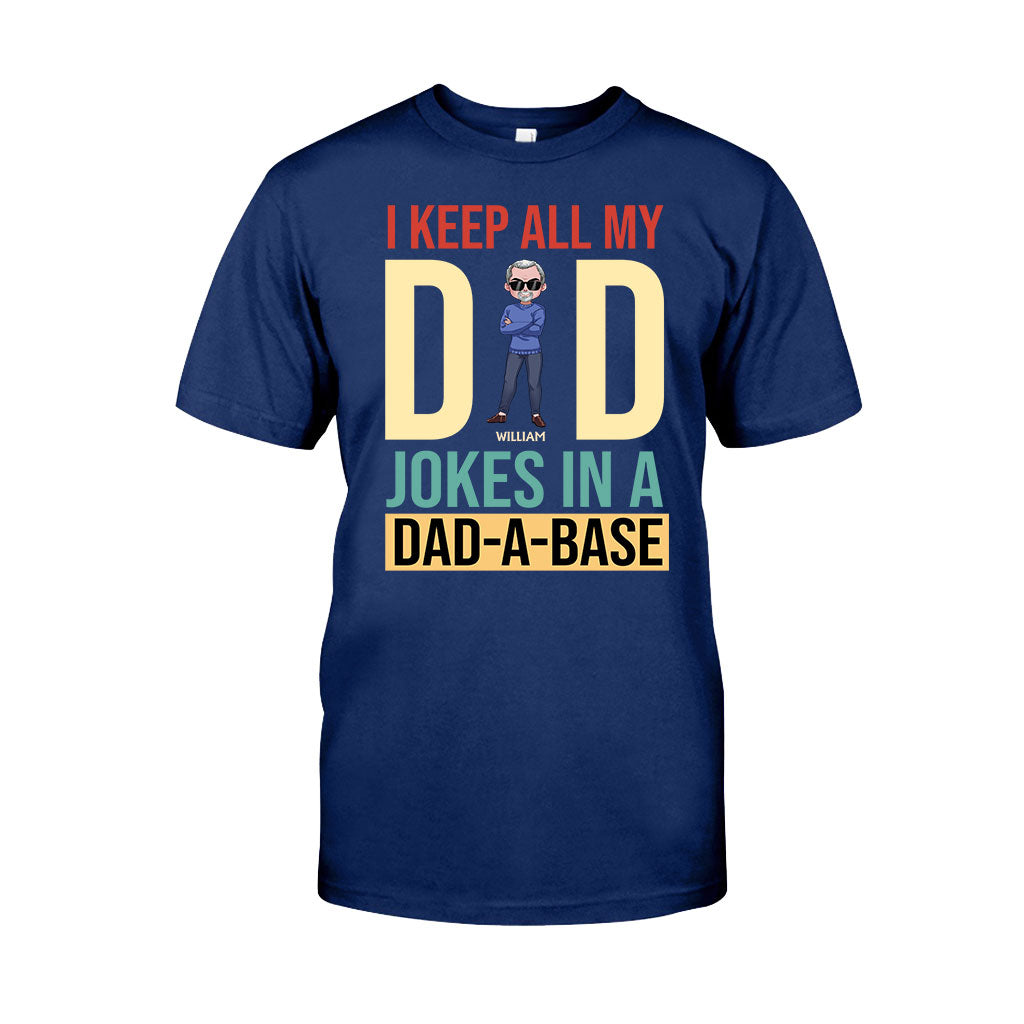 I Keep All My Dad Jokes - Personalized Father's Day T-shirt and Hoodie