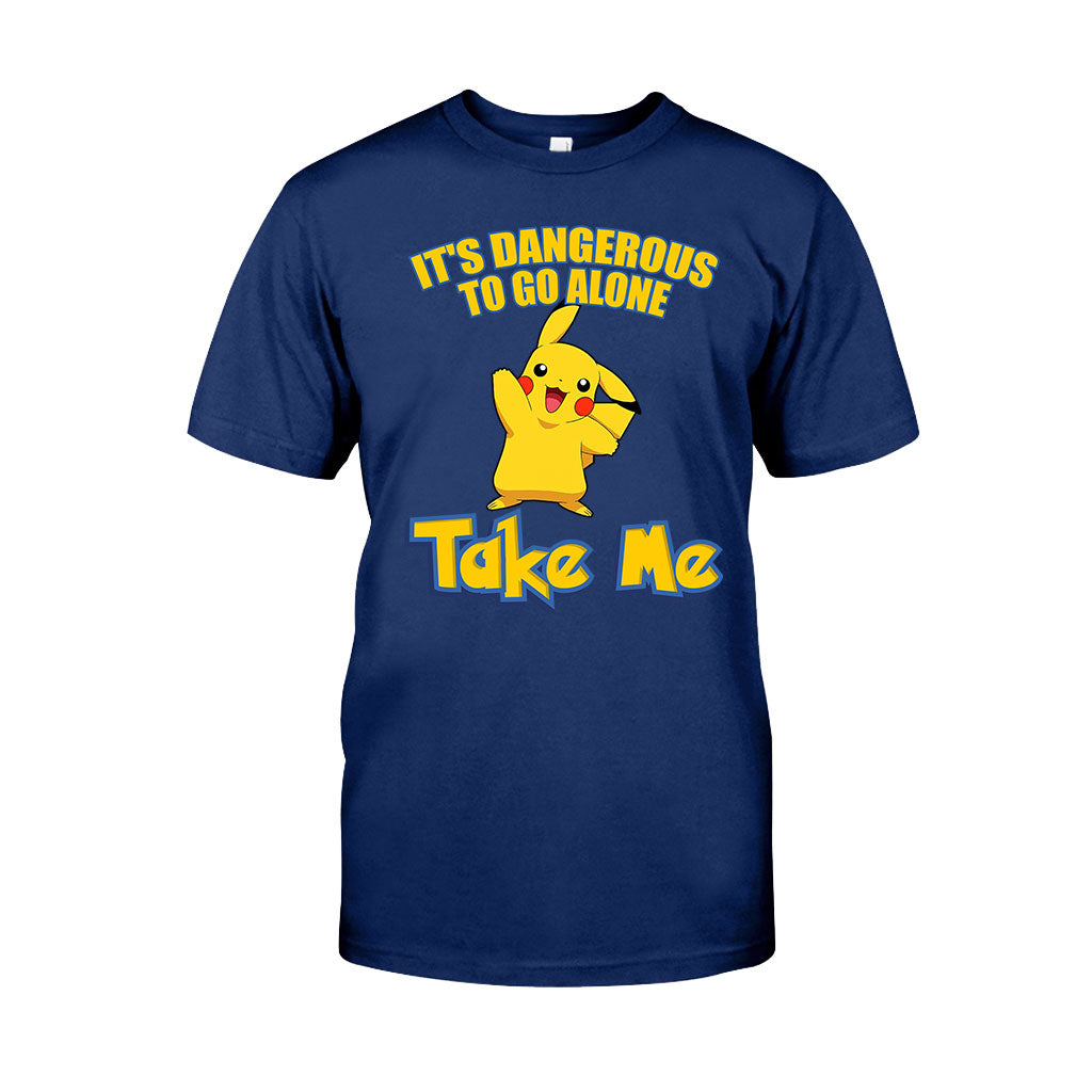 It's Dangerous To Go Alone - Personalized Monster Trainer T-shirt and Hoodie