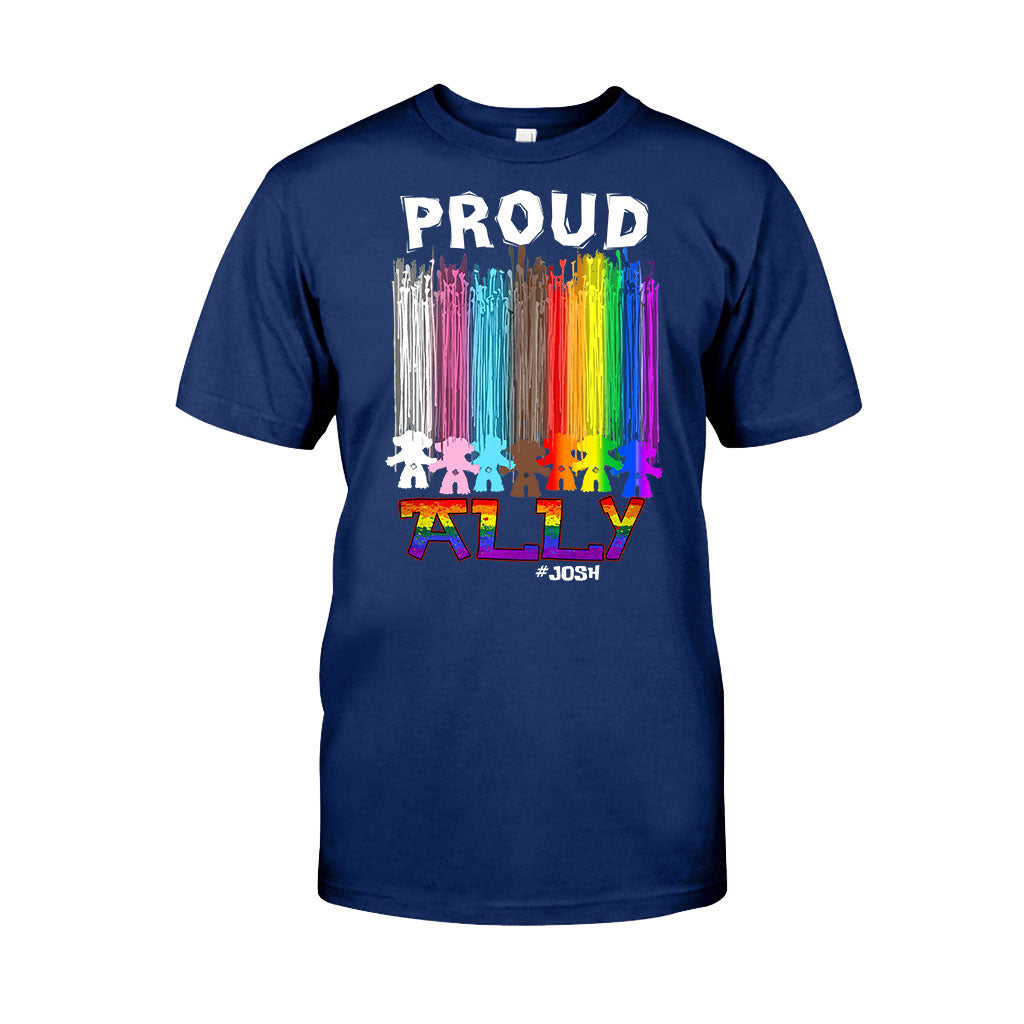 Proud Ally - Personalized LGBT Support T-shirt and Hoodie