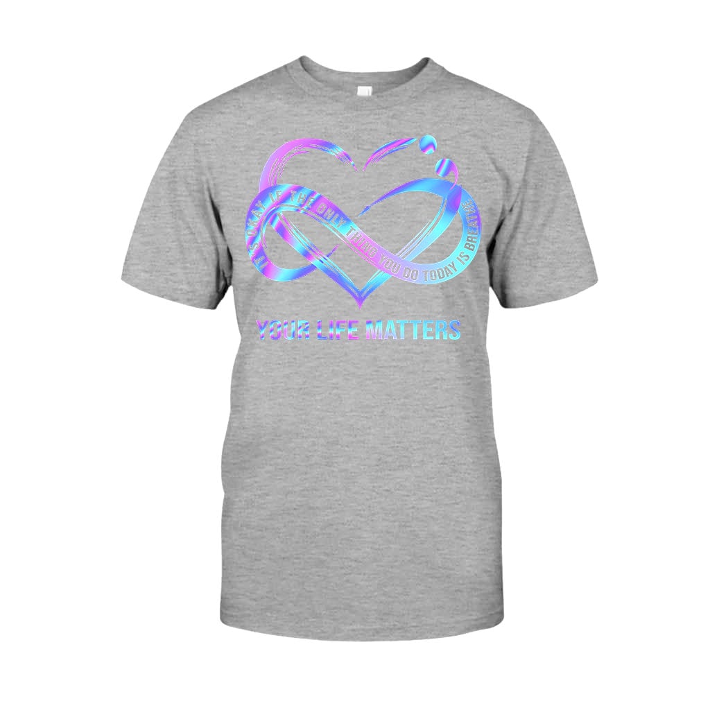 Heart Infinity - Suicide Prevention T-shirt And Hoodie 092021
