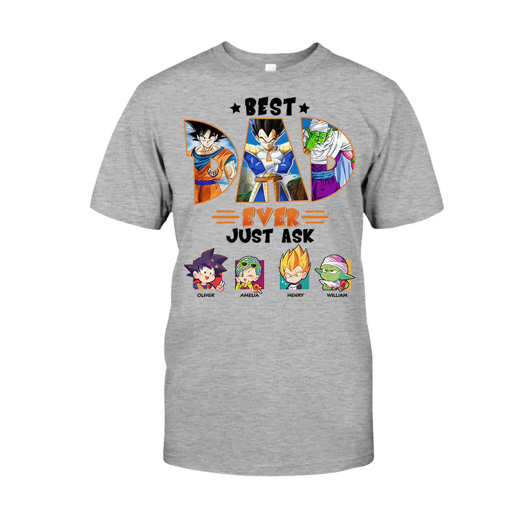 Best Dad Ever - Personalized Seven Balls T-shirt and Hoodie