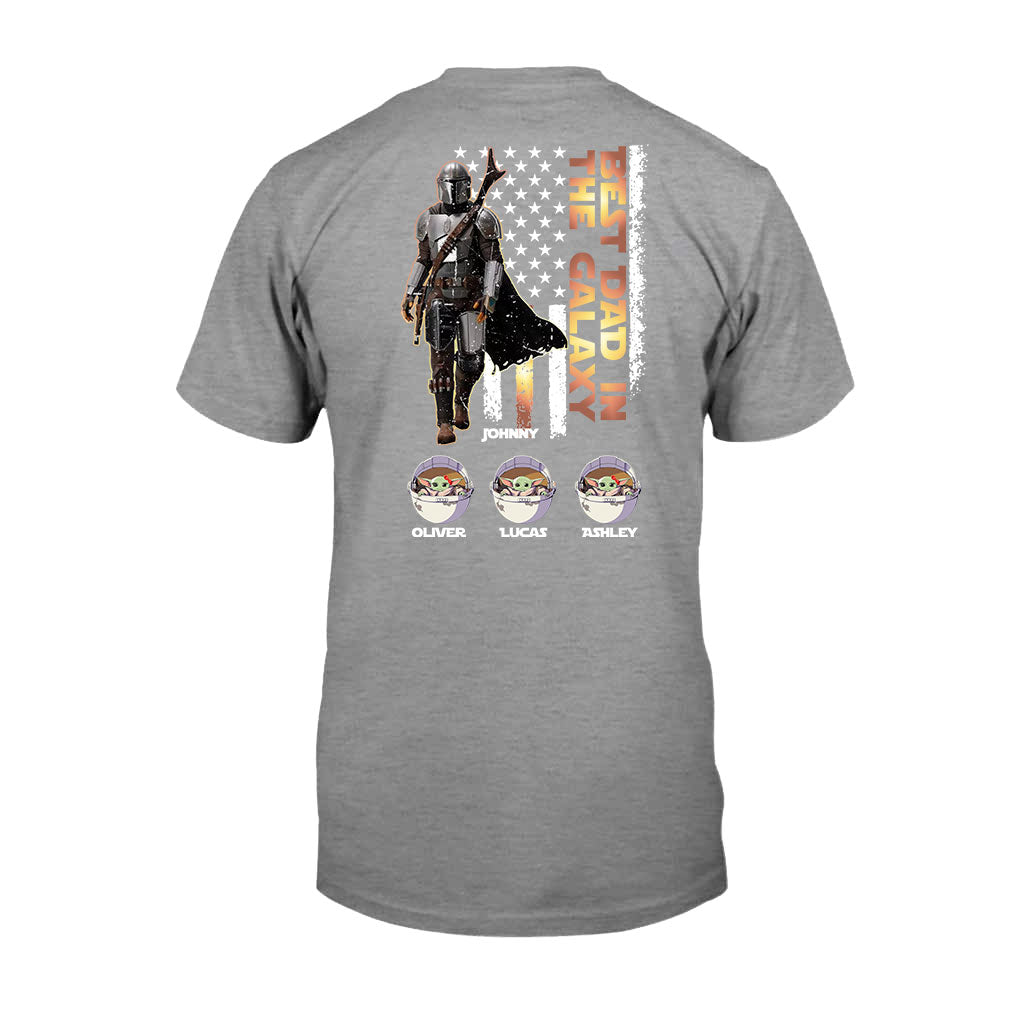 Best Dad In The Galaxy Just Ask - Personalized The Force T-shirt and Hoodie