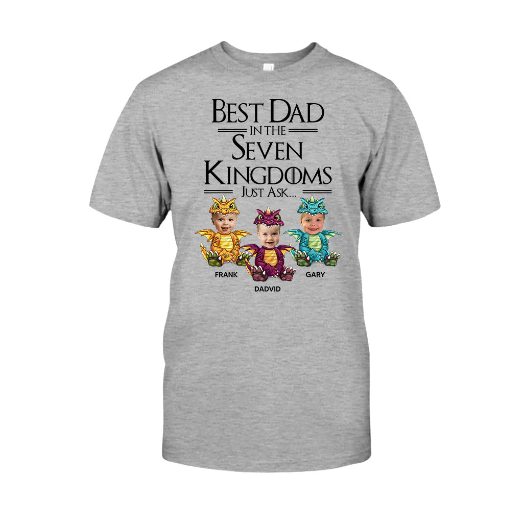 Best Dad In The Seven Kingdoms - Personalized Thrones Game T-shirt and Hoodie