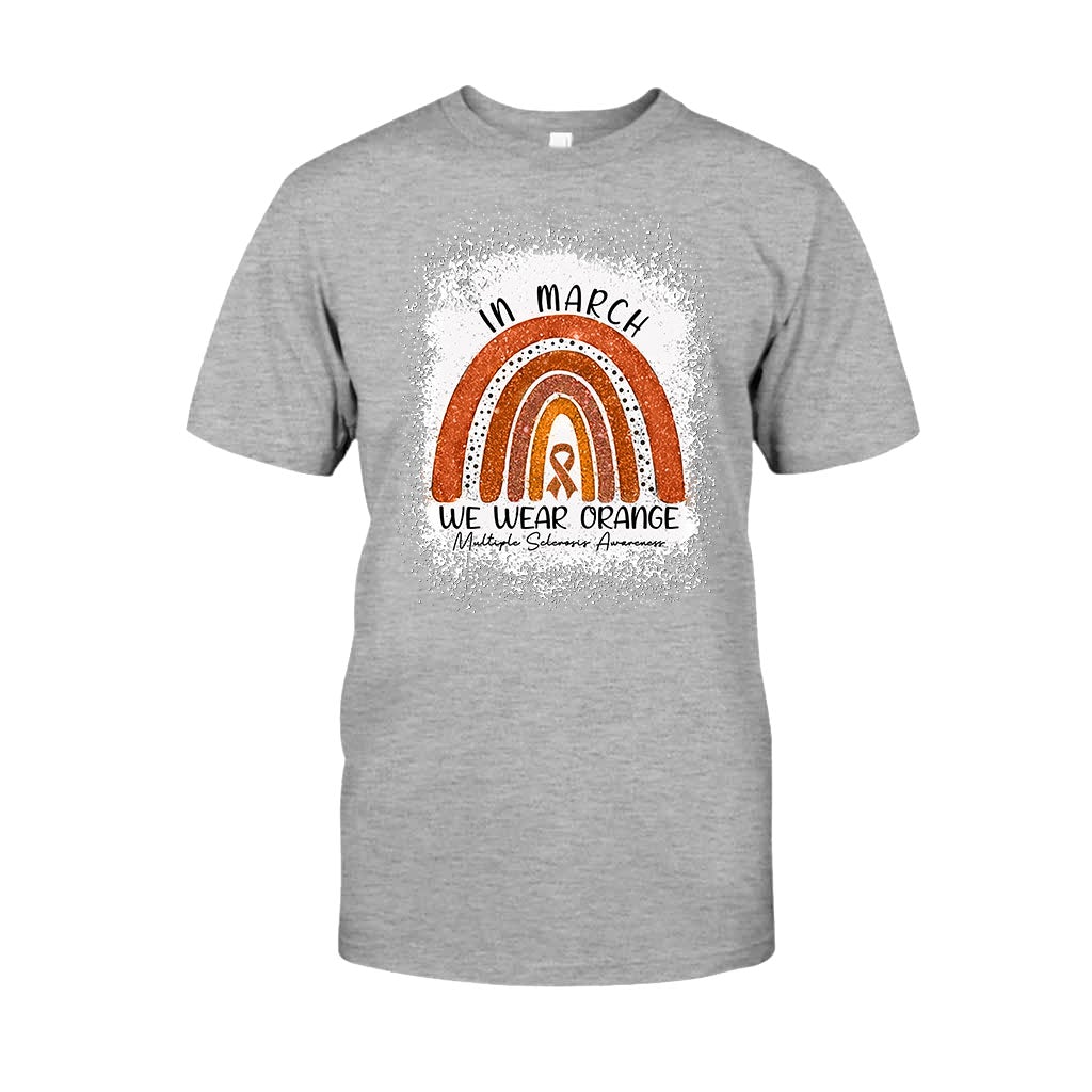 In March We Wear Orange - Multiple Sclerosis Awareness T-shirt And Hoodie 092021
