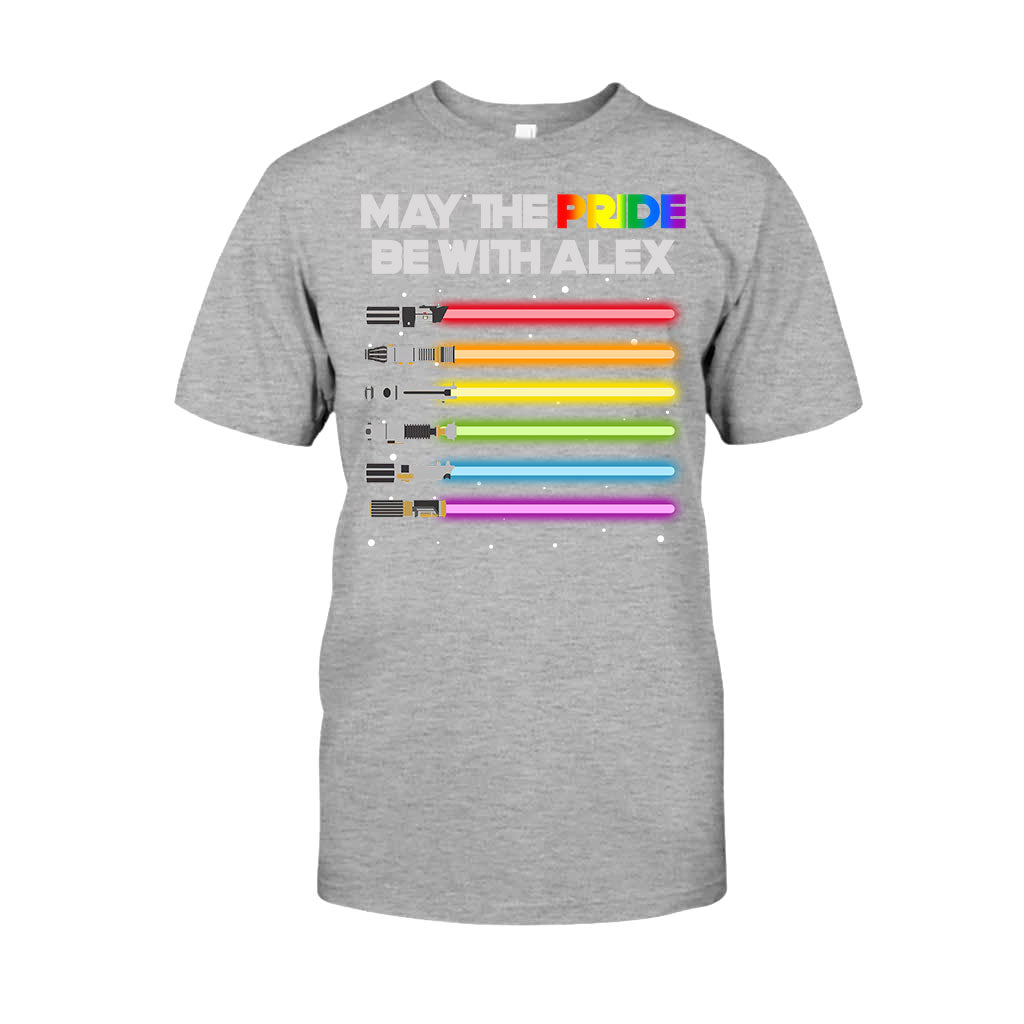 May The Pride Be With You - Personalized LGBT Support T-shirt and Hoodie