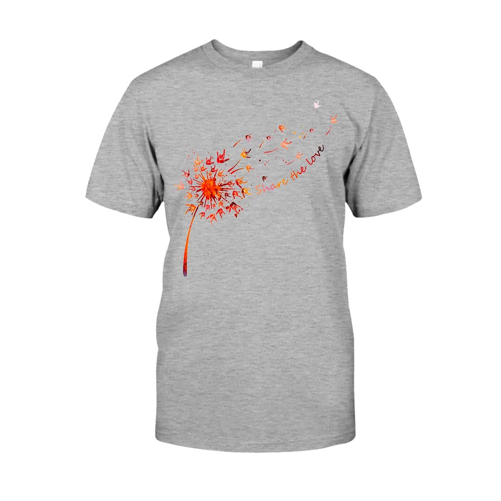 Share The Love - Dandelion ASL T-shirt and Hoodie 112021