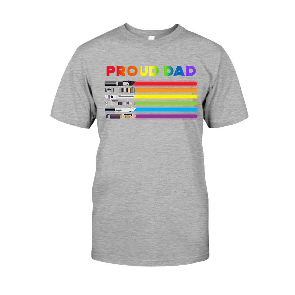 Proud Dad - Personalized LGBT Support T-shirt and Hoodie