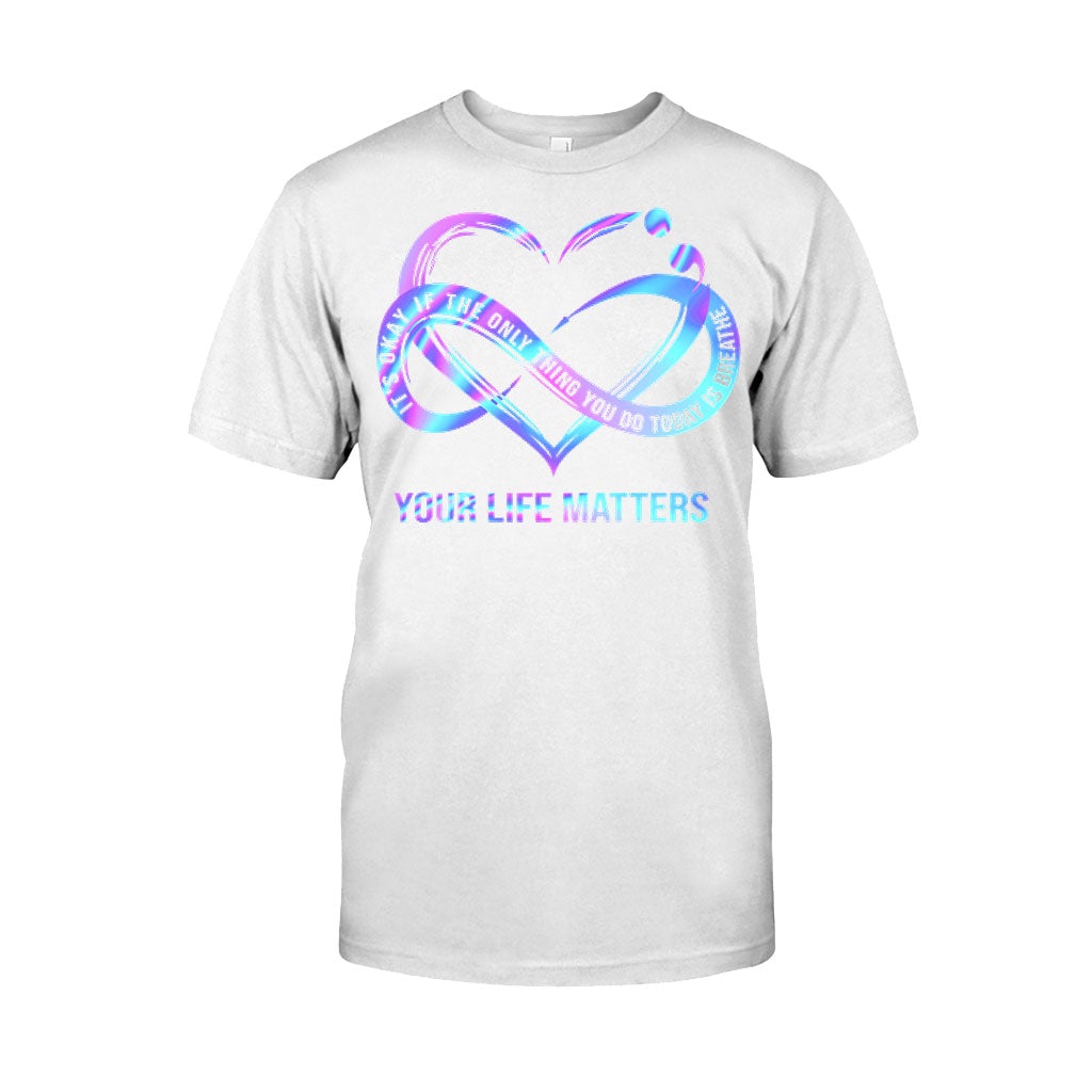 Heart Infinity - Suicide Prevention T-shirt And Hoodie 092021
