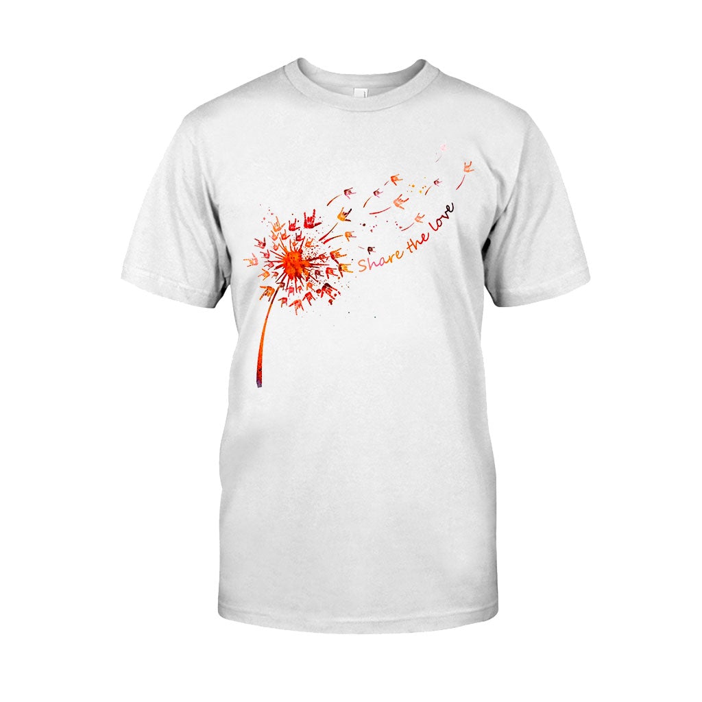Share The Love - Dandelion ASL T-shirt and Hoodie 112021