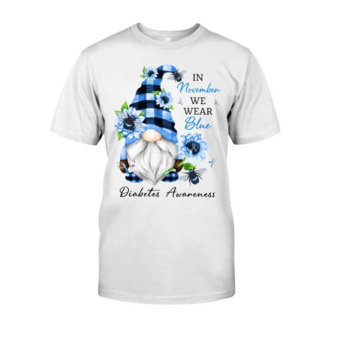 In November We Wear Blue Diabetes Awareness T-shirt and Hoodie 102021