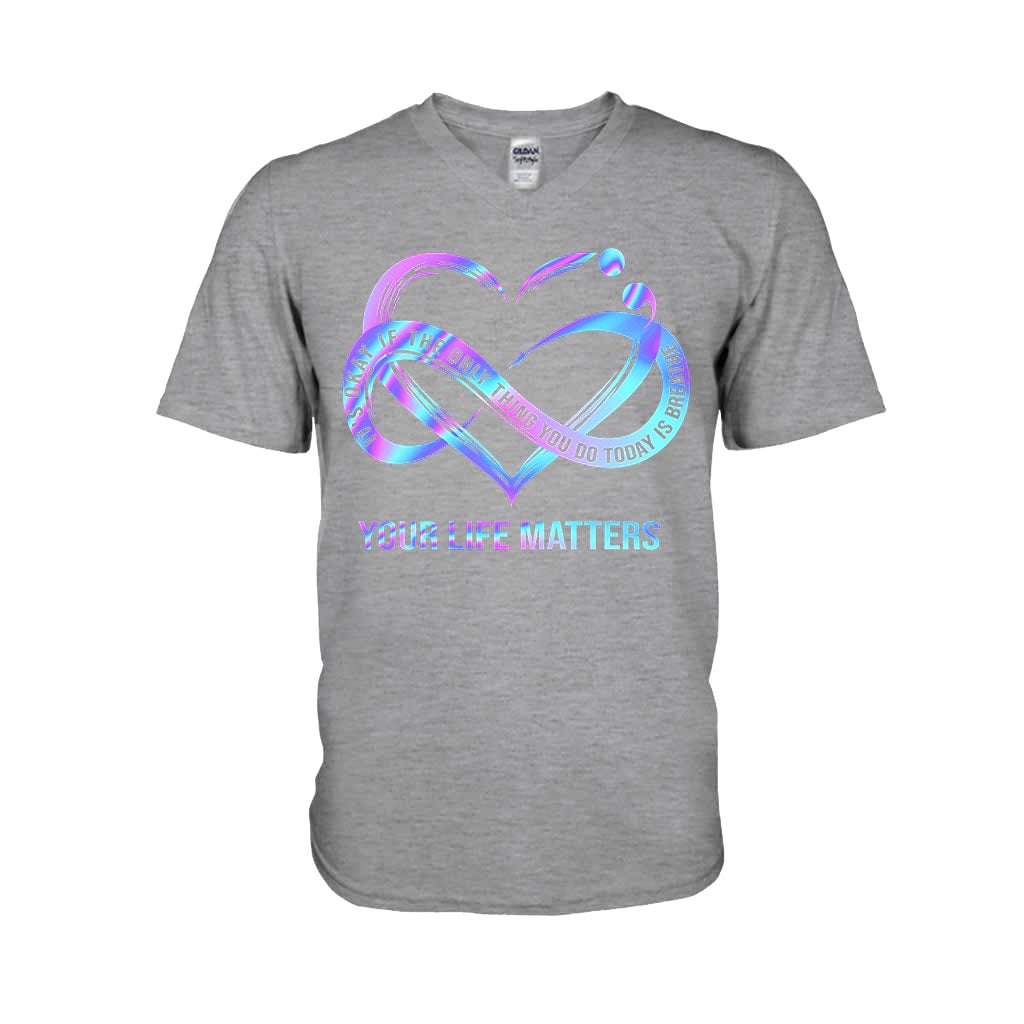 Heart Infinity - Suicide Prevention T-shirt And Hoodie 092021
