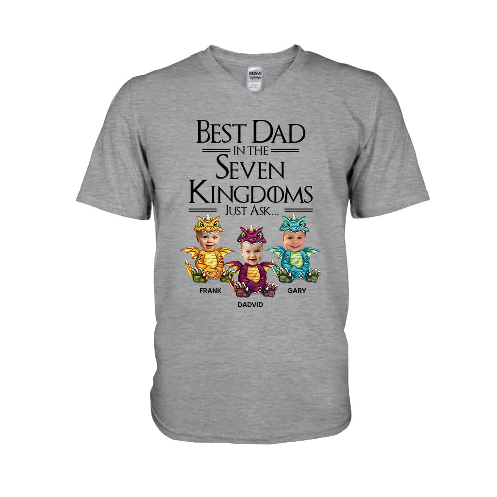 Best Dad In The Seven Kingdoms - Personalized Thrones Game T-shirt and Hoodie