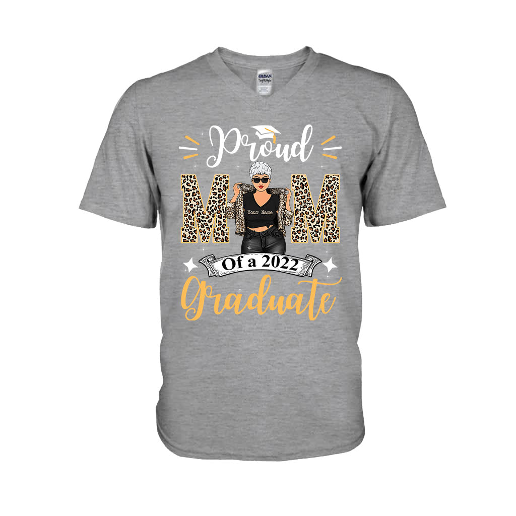 Senior & Proud Mom - Personalized Graduation T-shirt and Hoodie