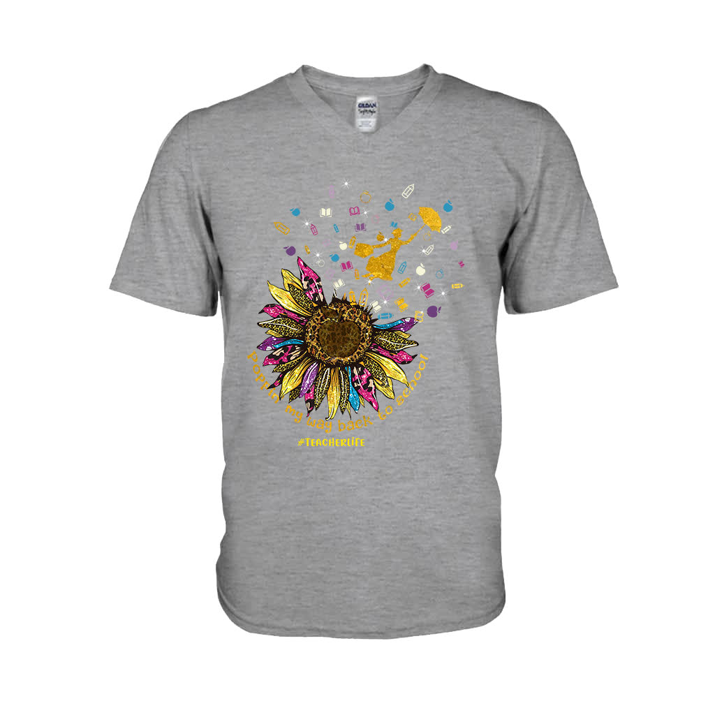 Poppin My Way Back To School - Personalized Teacher T-shirt and Hoodie