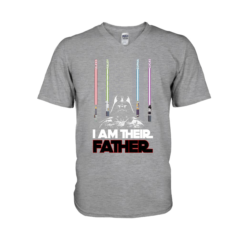 I Am Their Father - Personalized Father's day Father T-shirt and Hoodie