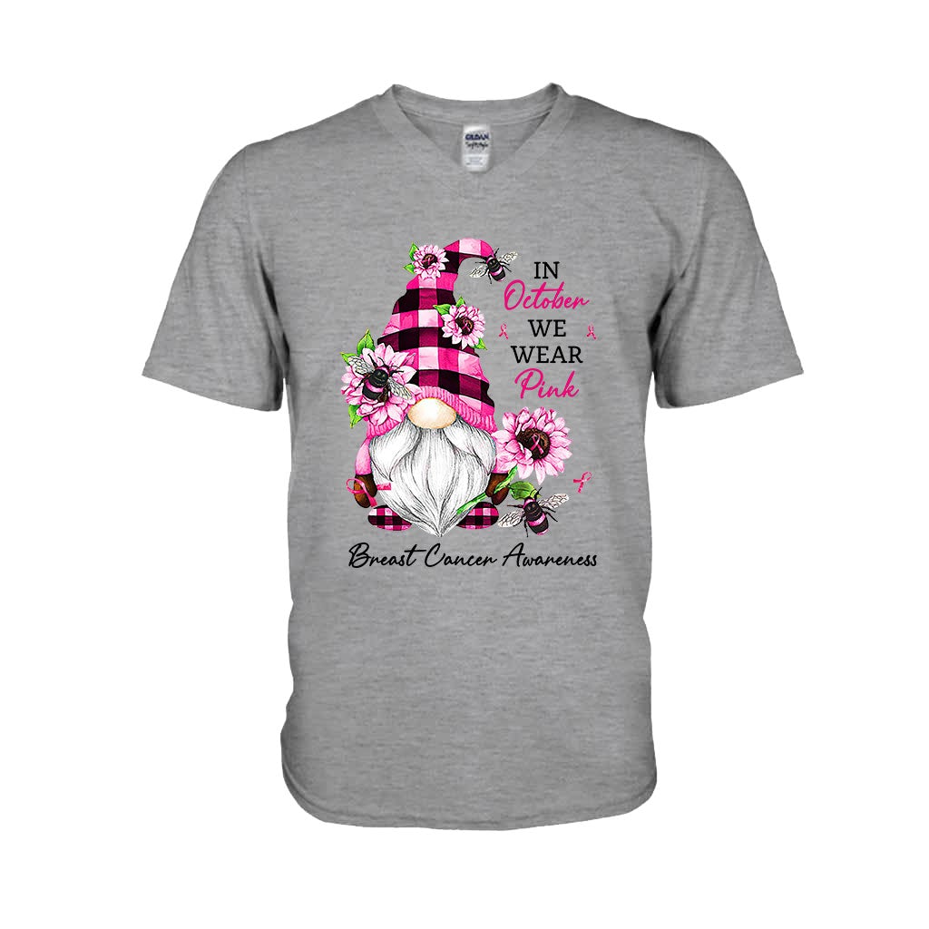 In October We Wear Pink Breast Cancer Awareness T-shirt and Hoodie 092021