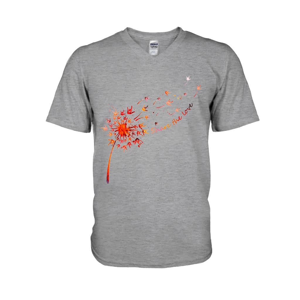 Share The Love - Dandelion ASL T-shirt and Hoodie 112021