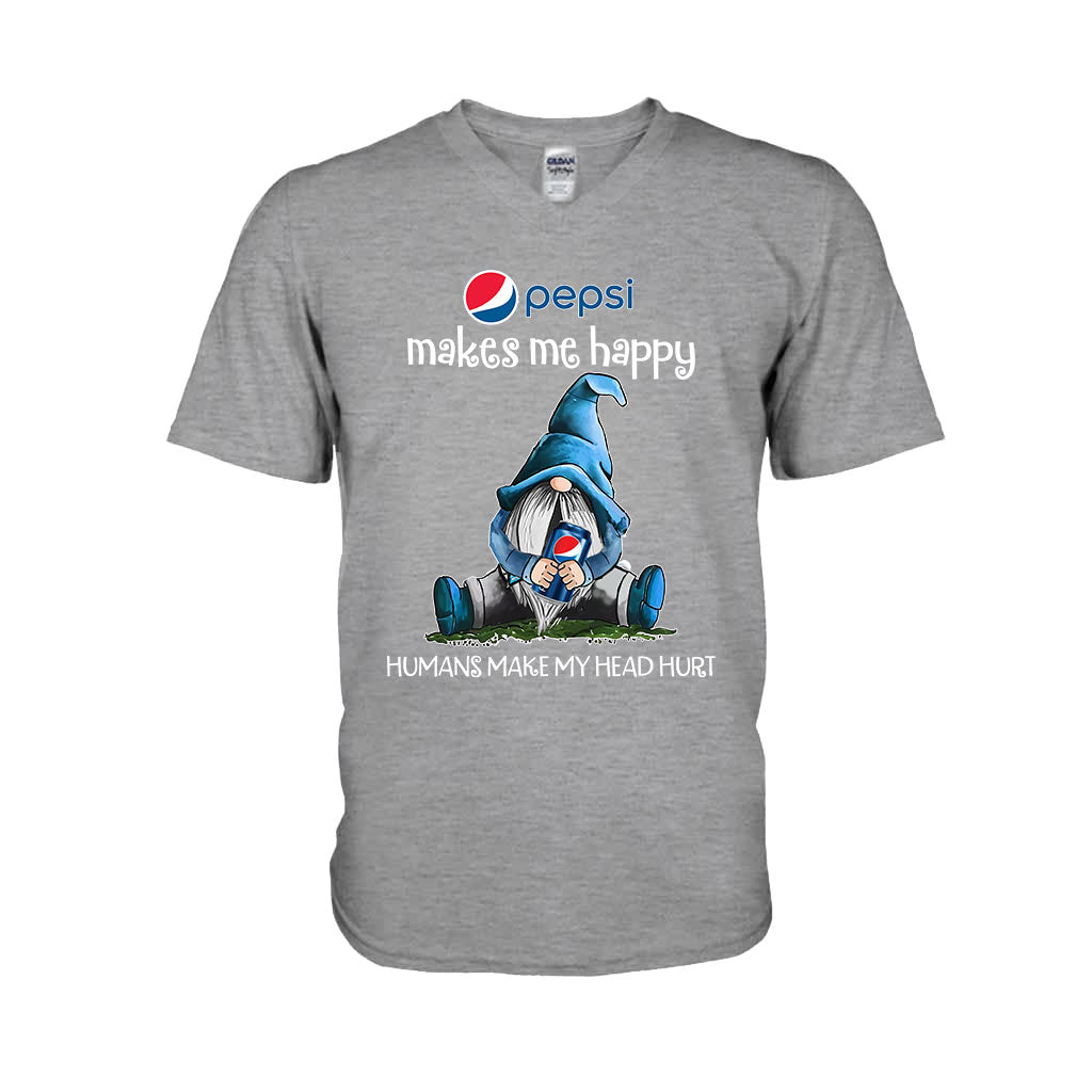 Humans Make My Head Blue Soft Drink T-shirt and Hoodie