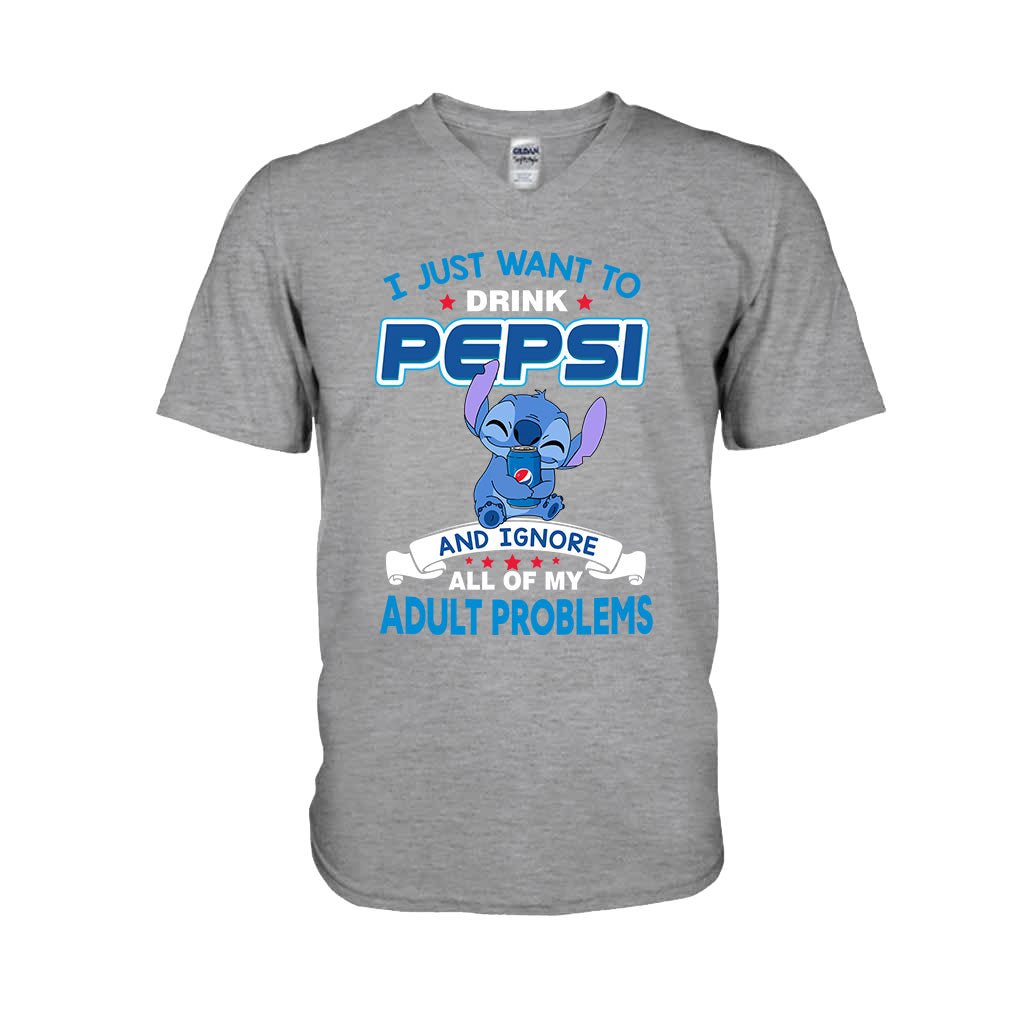 I Just Want To Drink - Blue Soft Drink T-shirt and Hoodie
