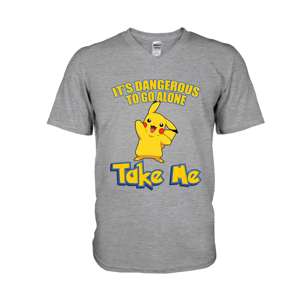It's Dangerous To Go Alone - Personalized Monster Trainer T-shirt and Hoodie