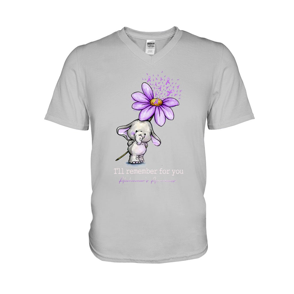 I Will Remember - Alzheimer Awareness T-shirt And Hoodie 072021