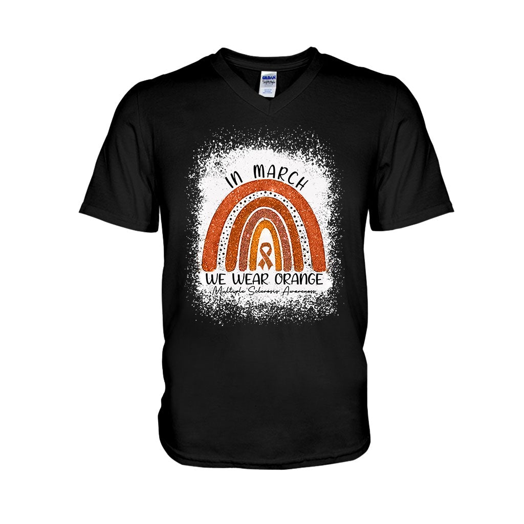 In March We Wear Orange - Multiple Sclerosis Awareness T-shirt And Hoodie 092021