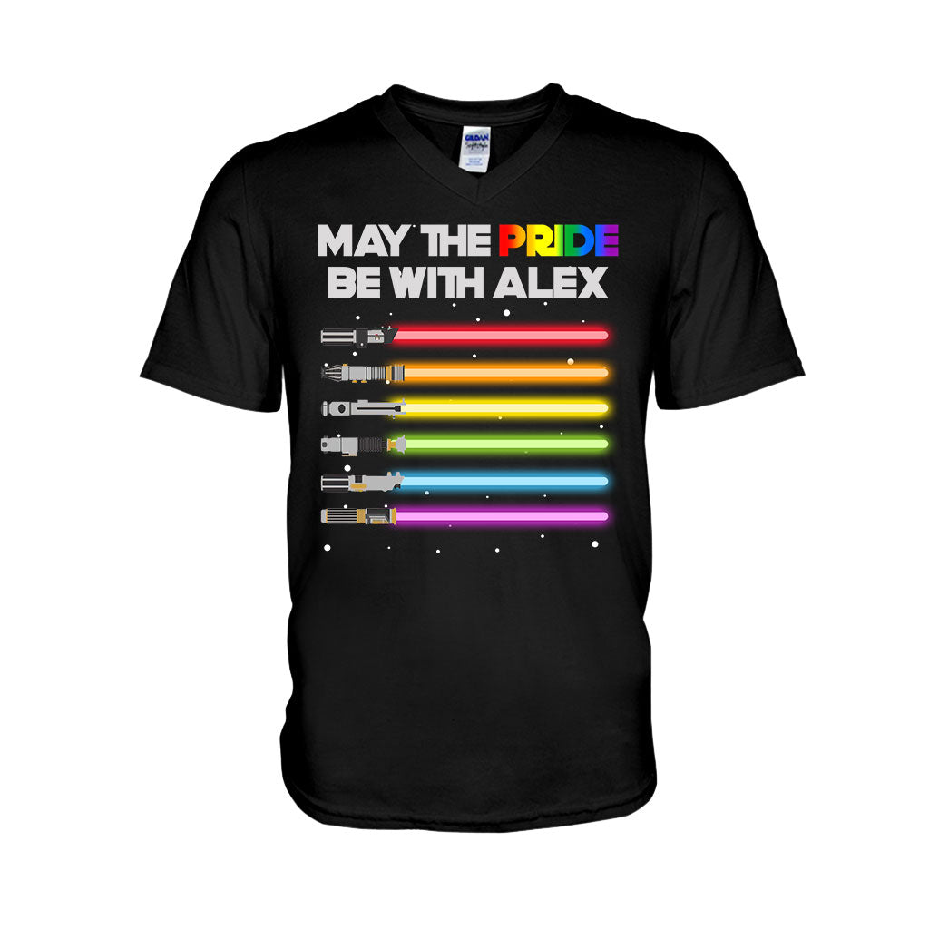 May The Pride Be With You - Personalized LGBT Support T-shirt and Hoodie