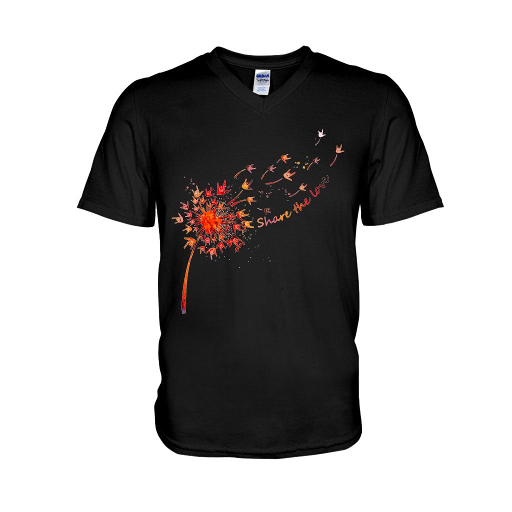 Share The Love - Dandelion ASL T-shirt and Hoodie 112021
