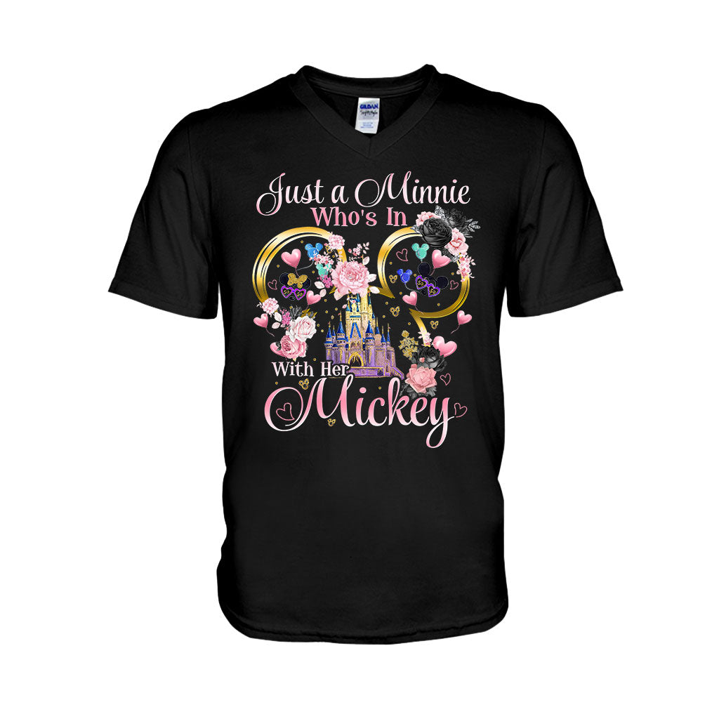 Just A Girl - Couple Mouse T-shirt and Hoodie
