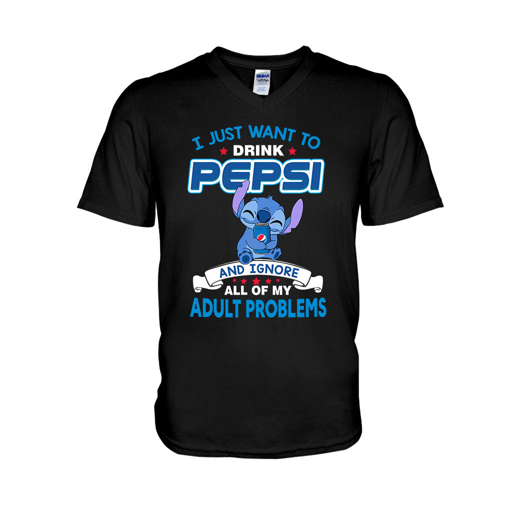 I Just Want To Drink - Blue Soft Drink T-shirt and Hoodie