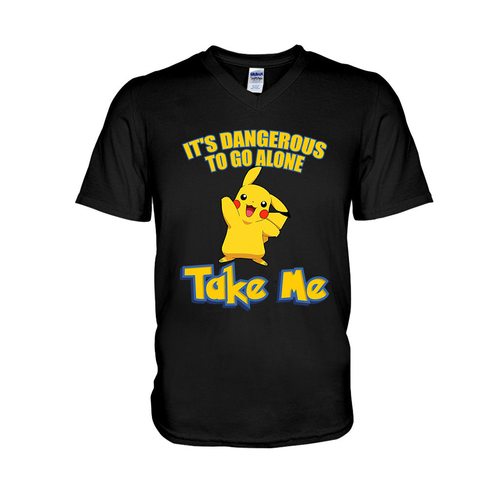 It's Dangerous To Go Alone - Personalized Monster Trainer T-shirt and Hoodie
