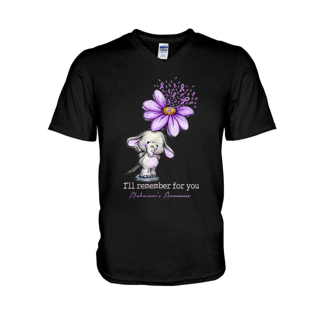 I Will Remember - Alzheimer Awareness T-shirt And Hoodie 072021
