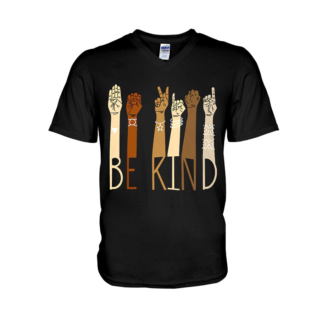 Be Kind - American Sign Language T-shirt And Hoodie 062021