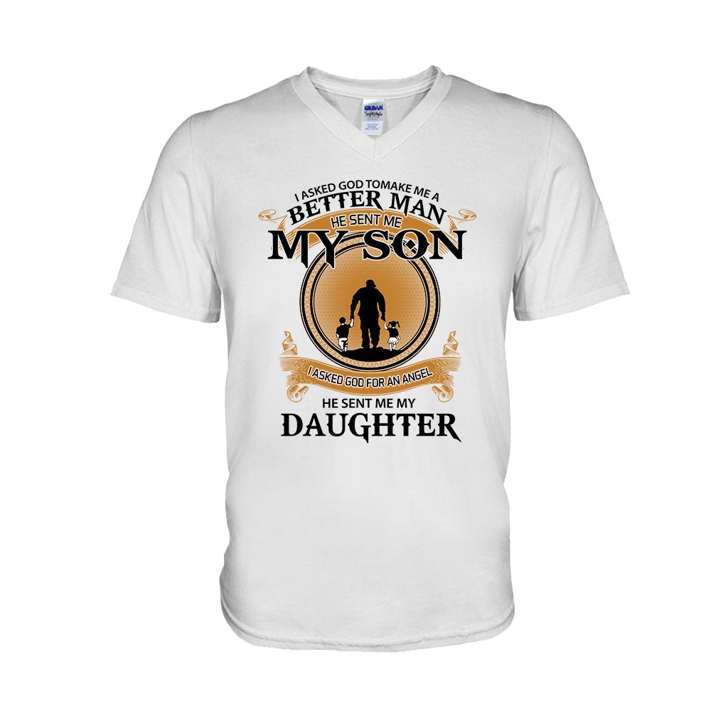 I Asked God - Father T-shirt And Hoodie 072021