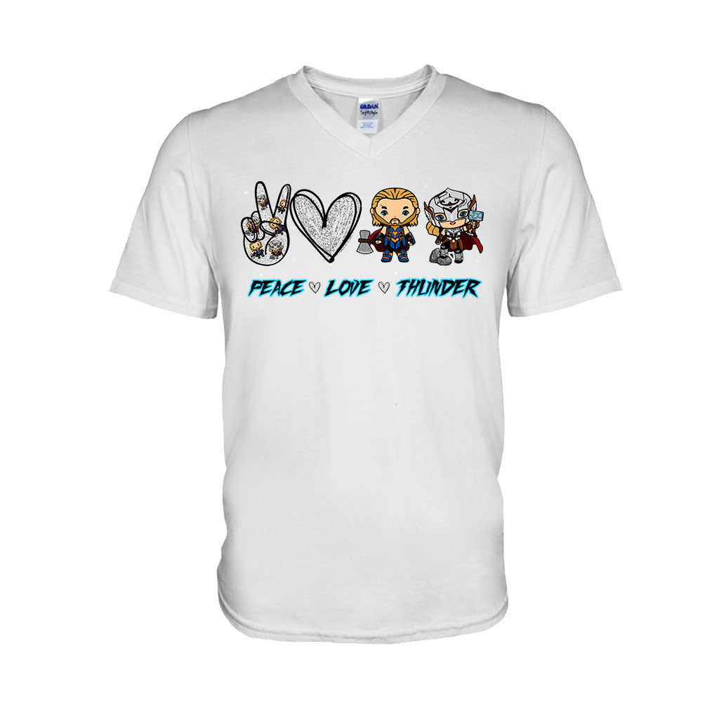 Peace Love Thunder - T-shirt and Hoodie