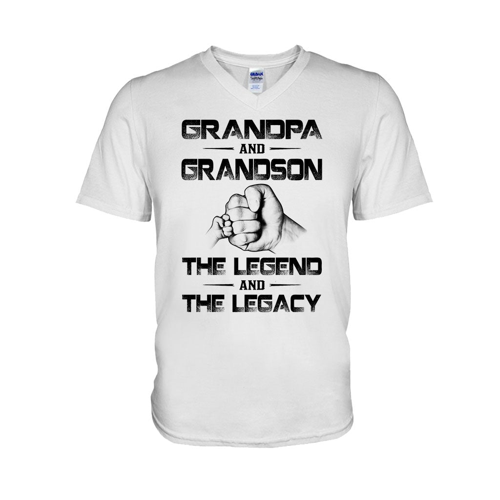 Grandpa And Grandson T-shirt And Hoodie 072021