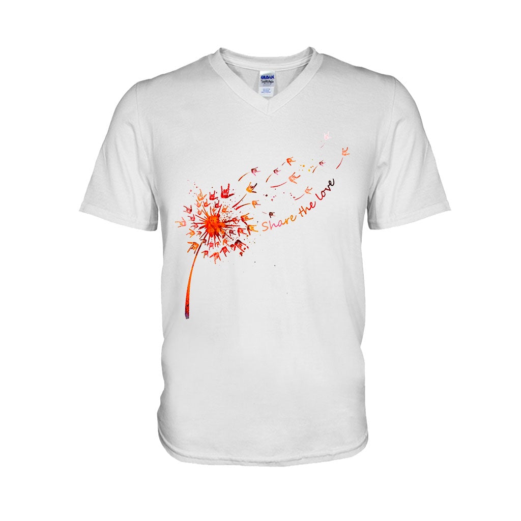 Share The Love - Dandelion ASL T-shirt and Hoodie 112021