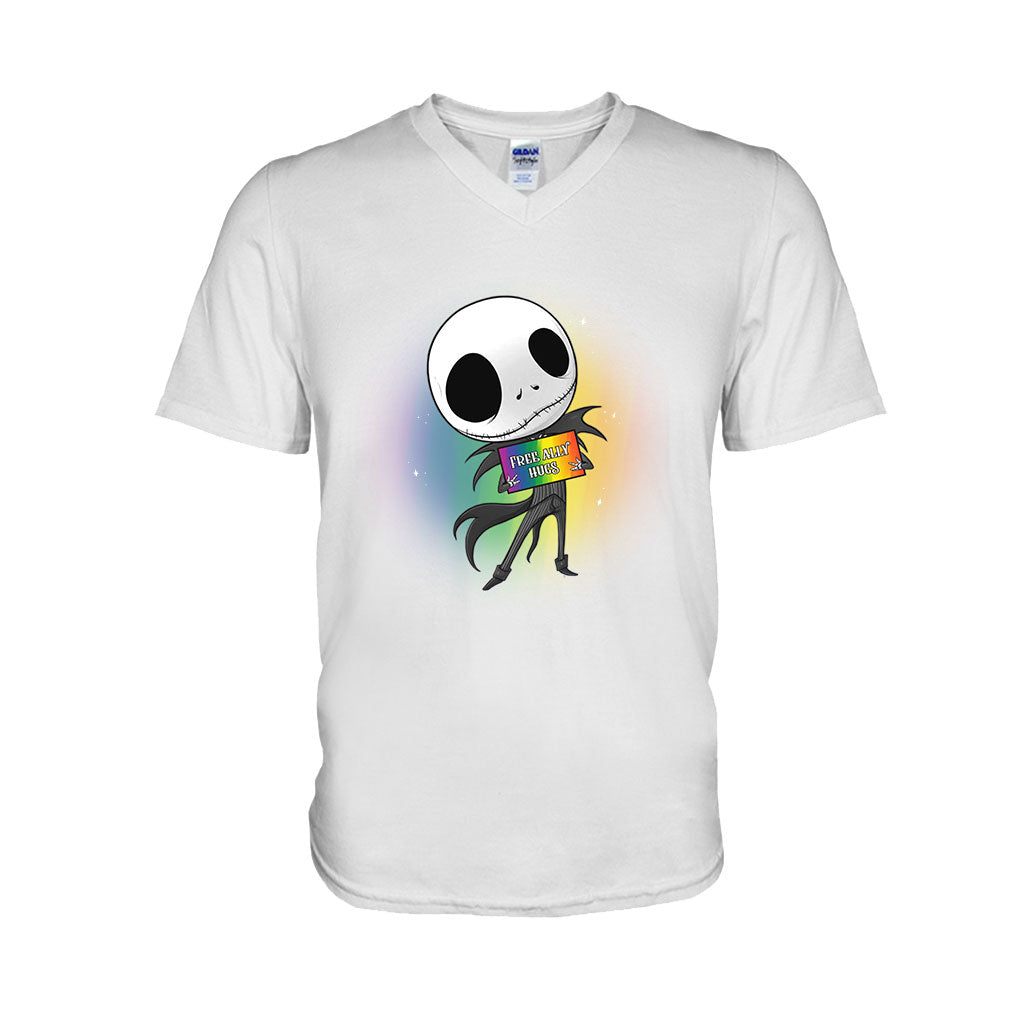 Free Ally Hugs Are - LGBT Support T-shirt and Hoodie