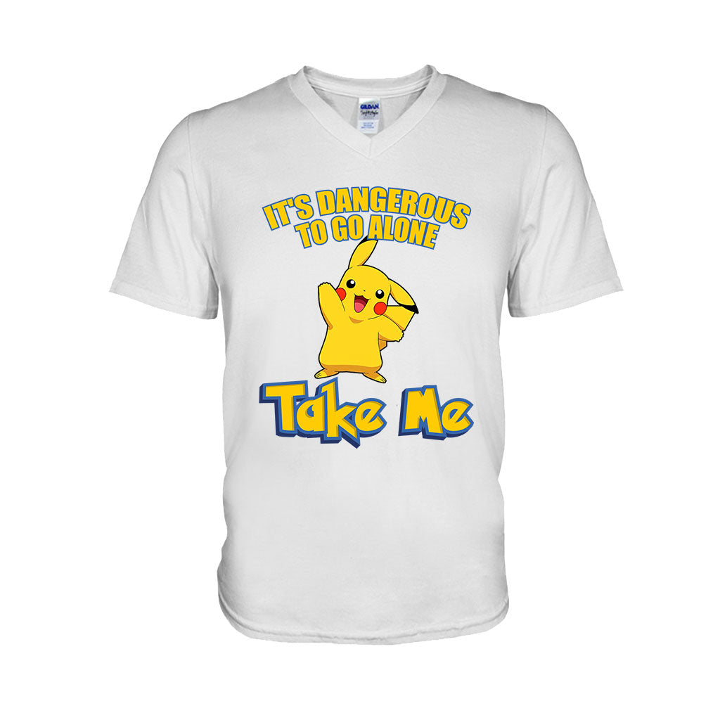 It's Dangerous To Go Alone - Personalized Monster Trainer T-shirt and Hoodie