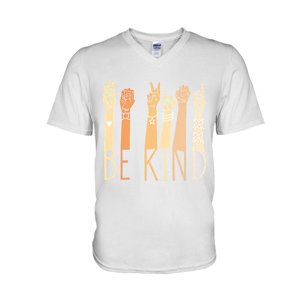 Be Kind - American Sign Language T-shirt And Hoodie 062021